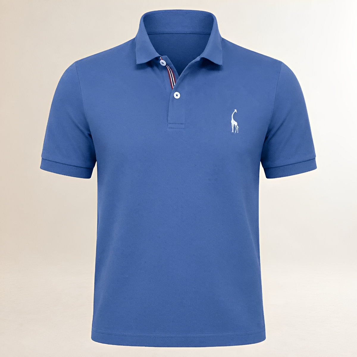 Camiseta polo masculina de corte regular com gola clássica e manga curta - logomarca bordada no peito