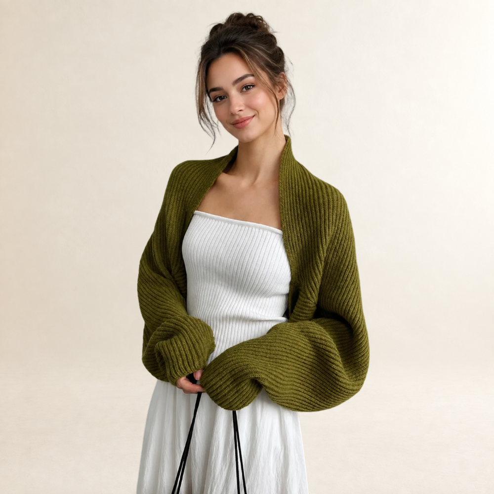 Cardigan feminino abotoamento frontal aberto textura riscada silhueta relaxada