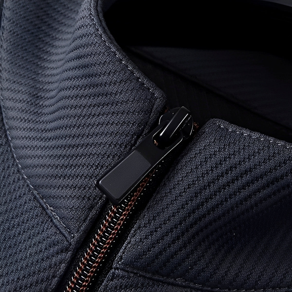 Conjunto Esportivo Masculino Jaqueta com Zíper e Calças com Bolsos