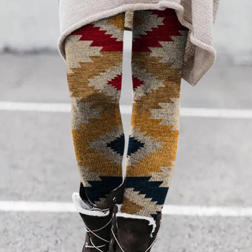 Leggings femininas com estampas exclusivas, cintura elástica e ajuste justo