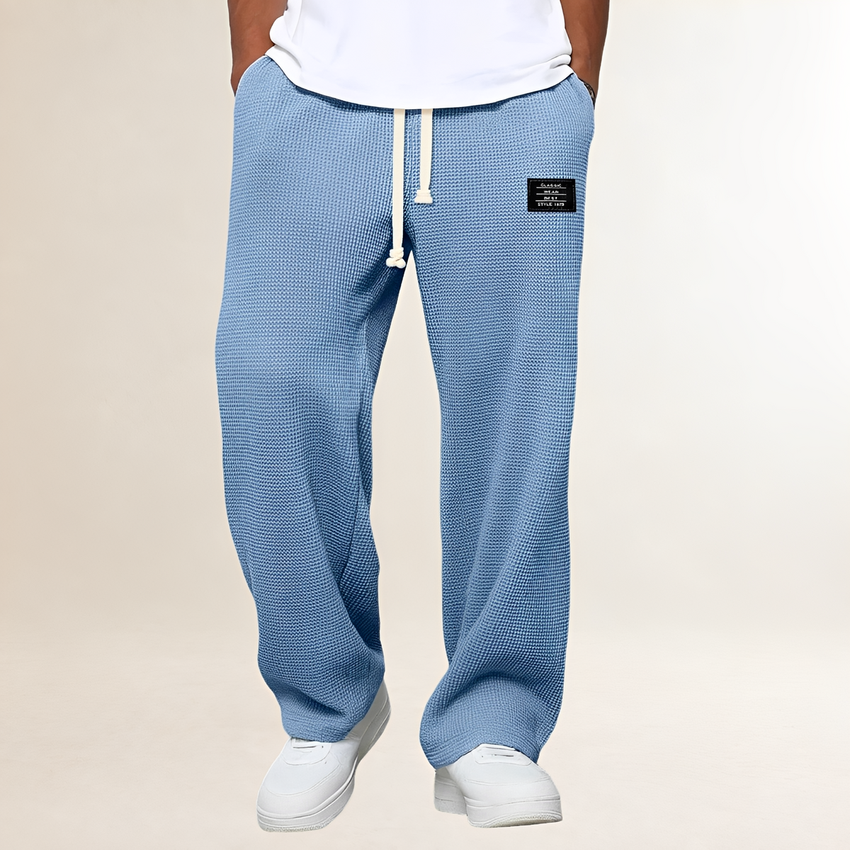 Moletom masculino com cordão, caimento relaxed e estilo casual