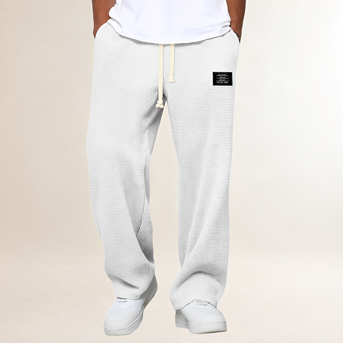 Moletom masculino com cordão, caimento relaxed e estilo casual