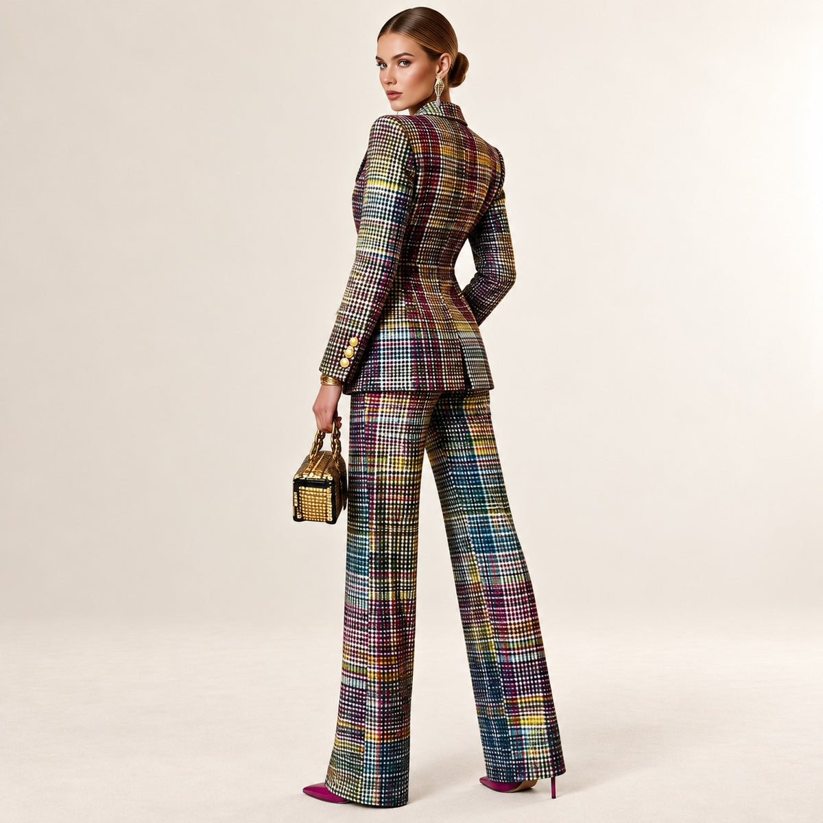 Vestido/Conjunto Feminino X - Blazer X Falta de definição de itens no conjunto