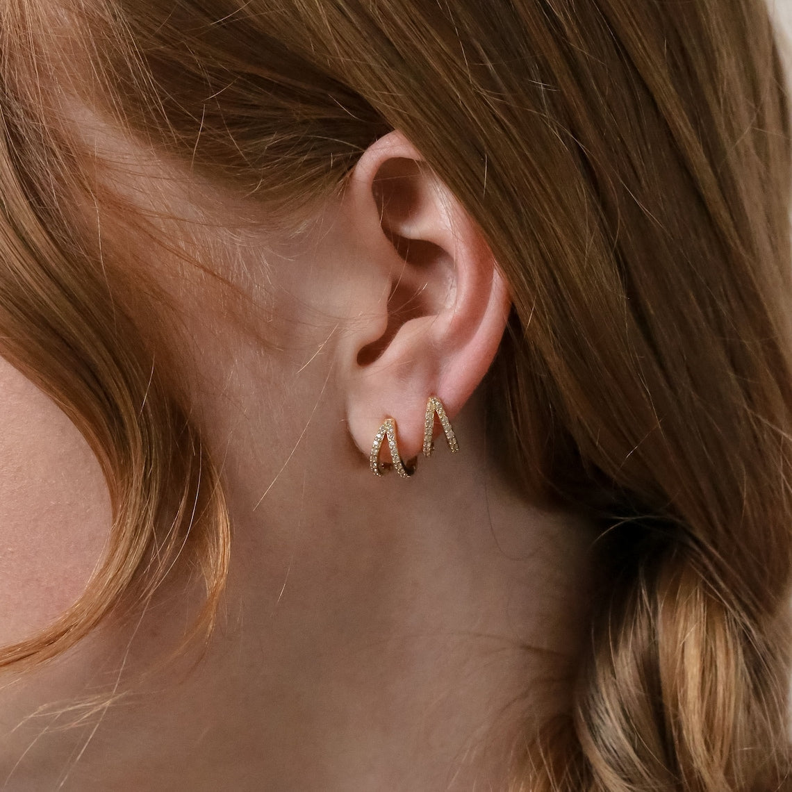 Duo-Pave-Bague - Bague de en incrustação