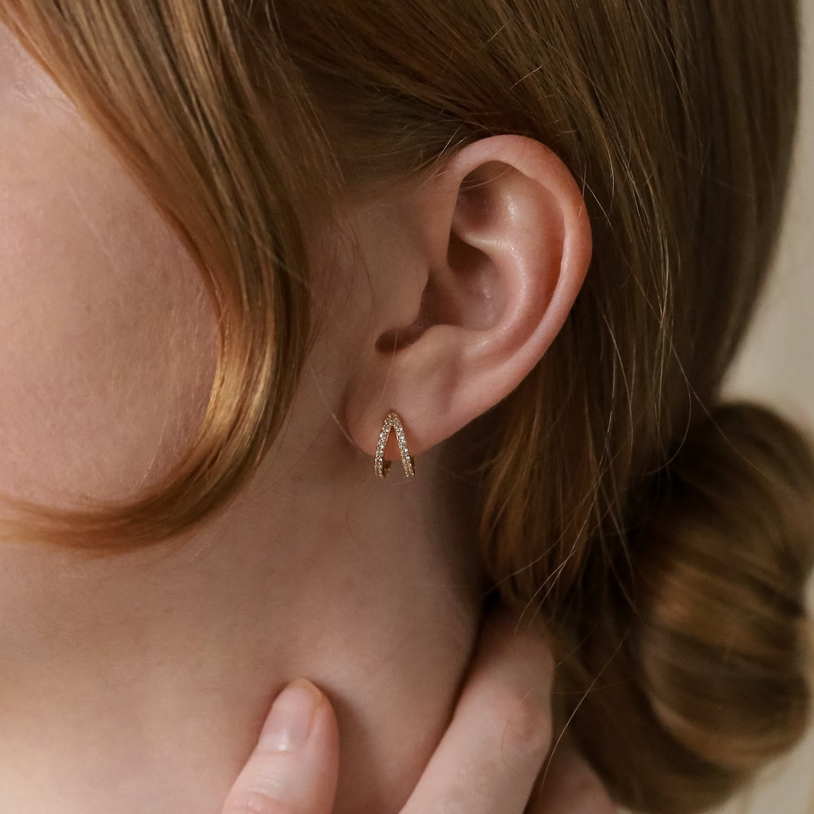 Duo-Pave-Bague - Bague de en incrustação