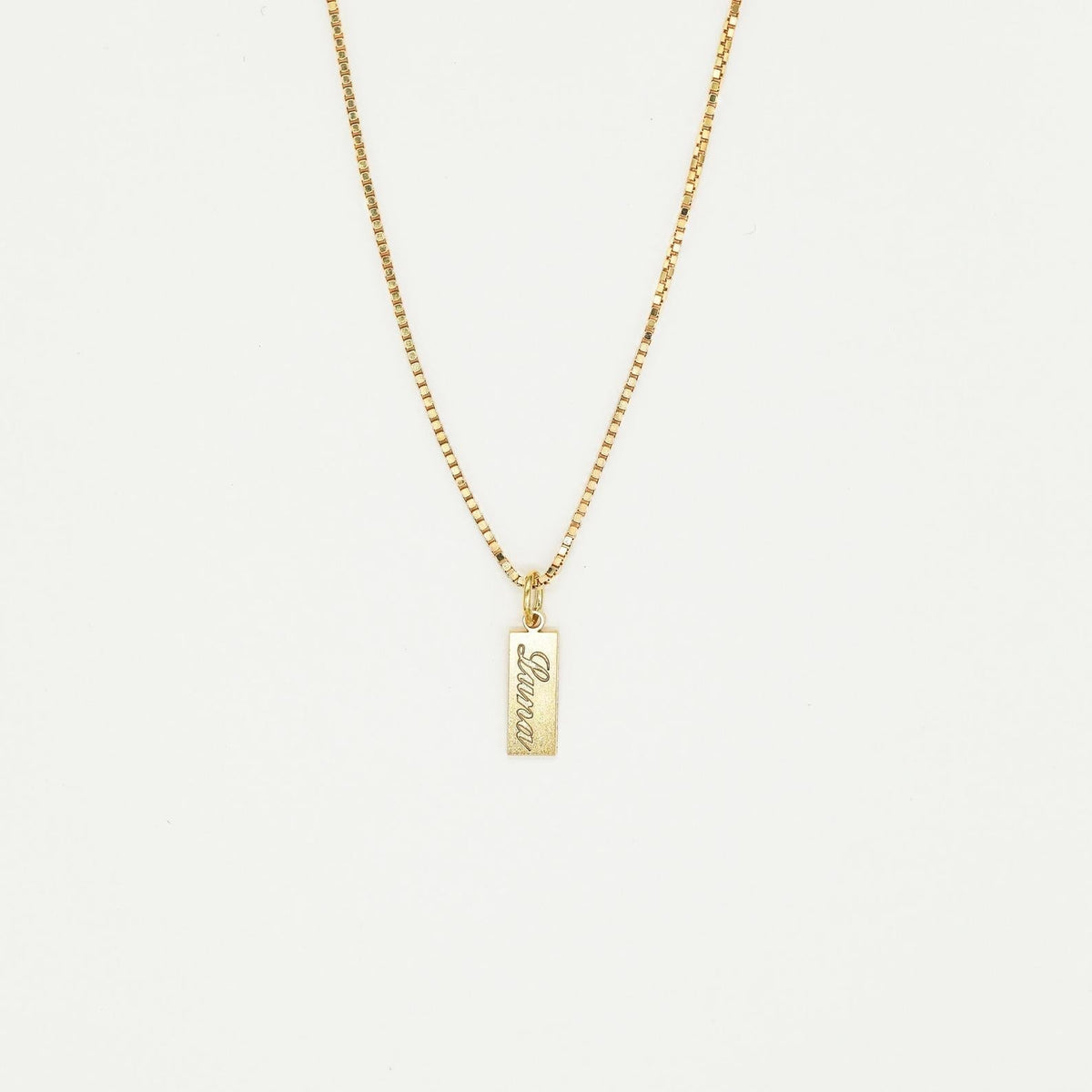 Lina – Cadeia de placa fina personalizada