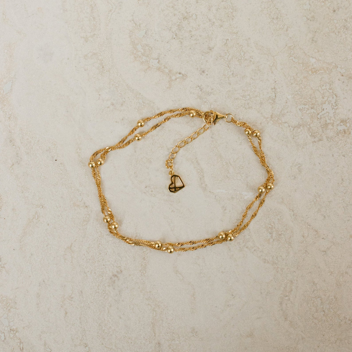Colar duplo de pérolas Ripple - Bracelete em camadas