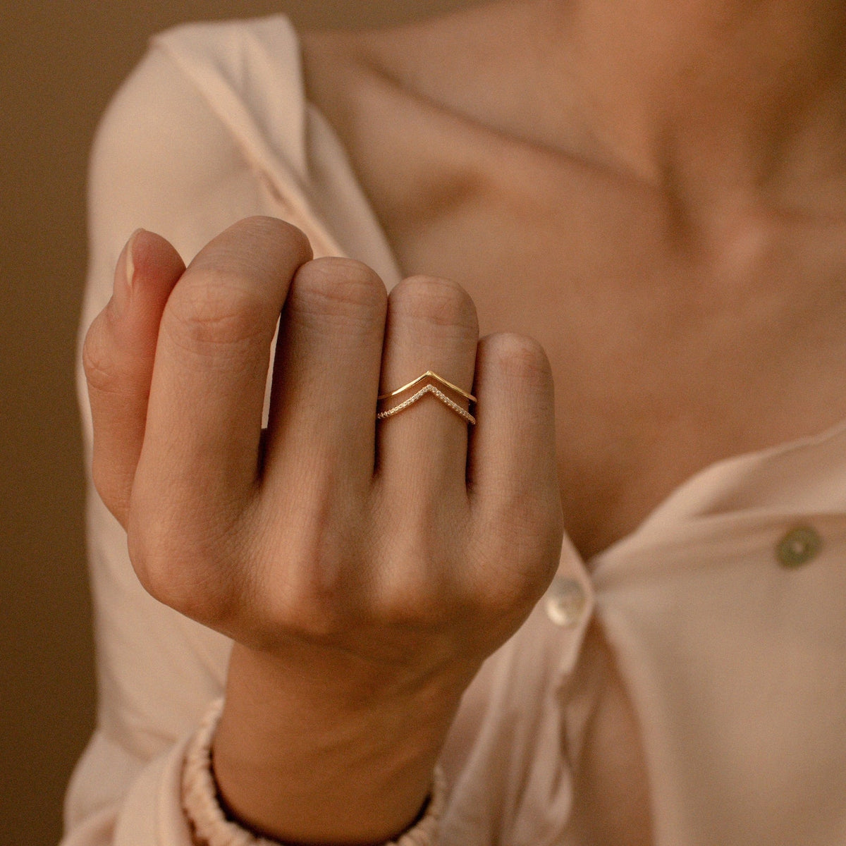 Eva – Conjunto de anéis empilháveis curvados