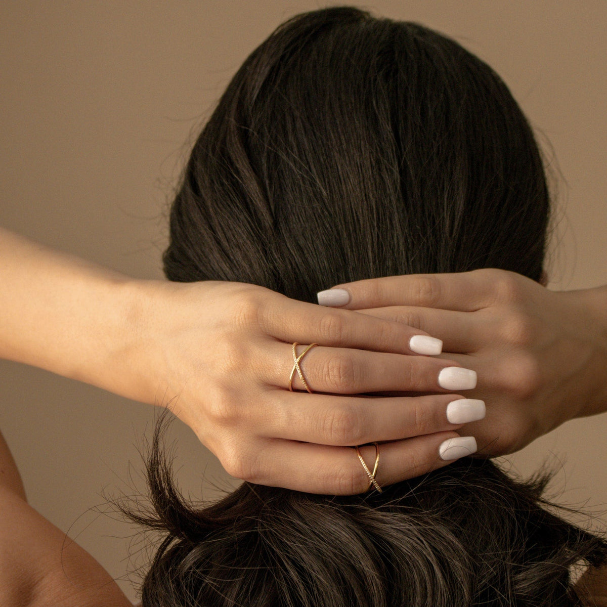 Lena – Bague de luxo Pavé X