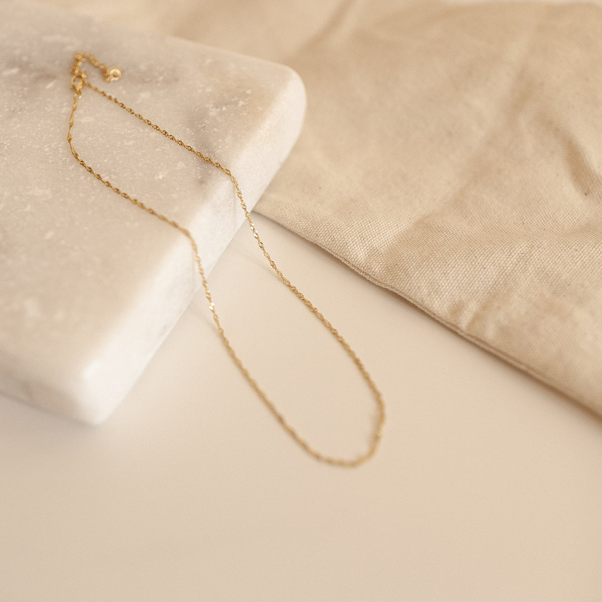 Cadeia Singapura - Colar Twist