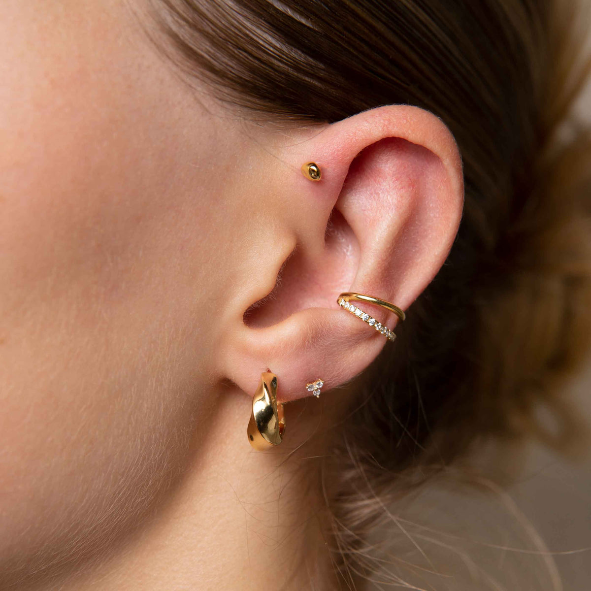 Kelly – Manchon d'oreille dourado