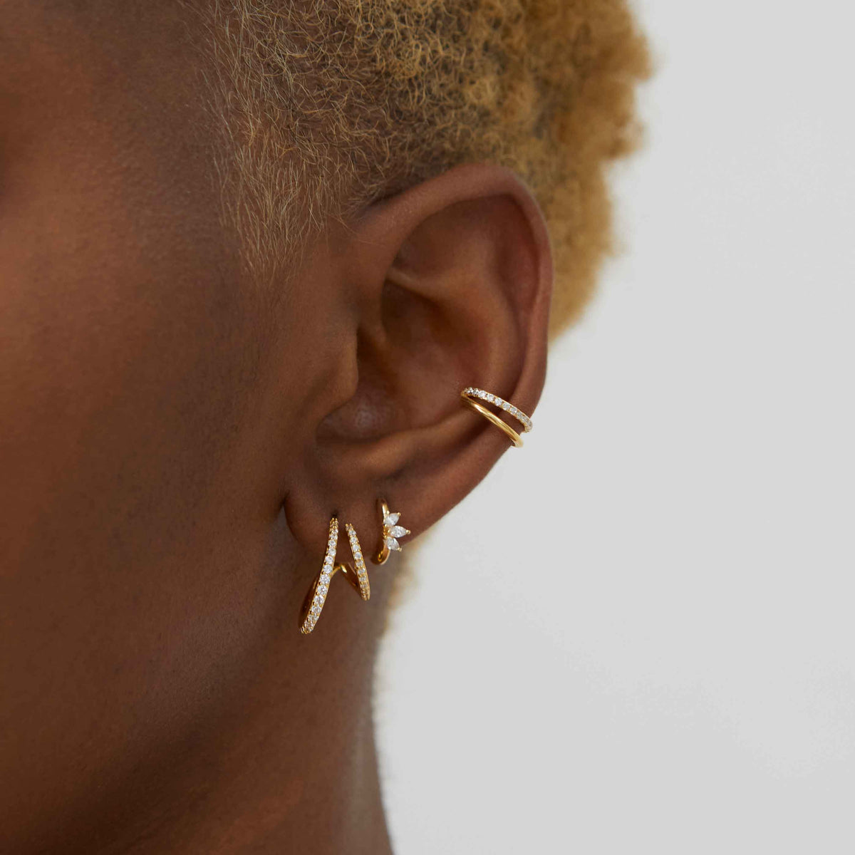 Kelly – Manchon d'oreille dourado