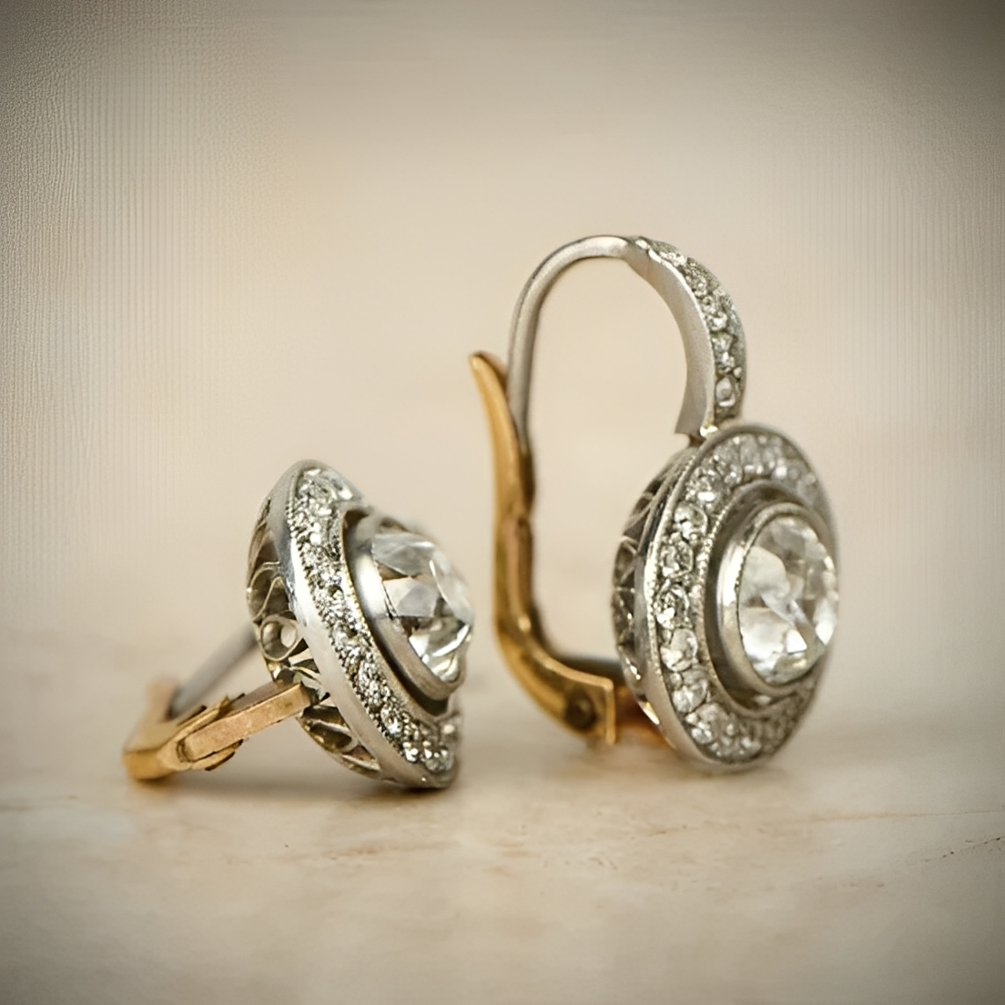 Adele – Brincos vintage brilhantes