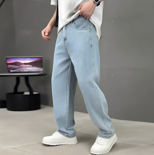 Aadan - Calça larga e descontraída para homem