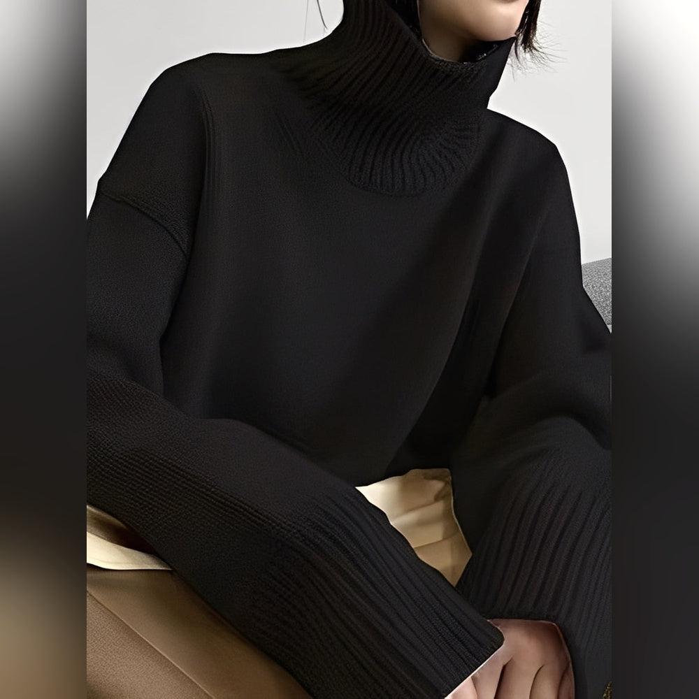 Yvette – Pullover com Gola Alta para Mulheres