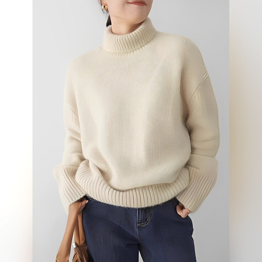 Yvette – Pullover com Gola Alta para Mulheres