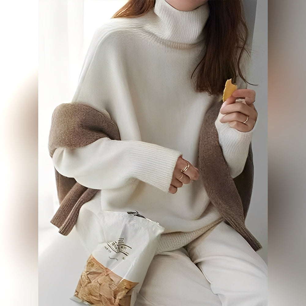 Yvette – Pullover com Gola Alta para Mulheres