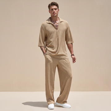 Allen - Conjunto Relaxado com Textura Ondulada