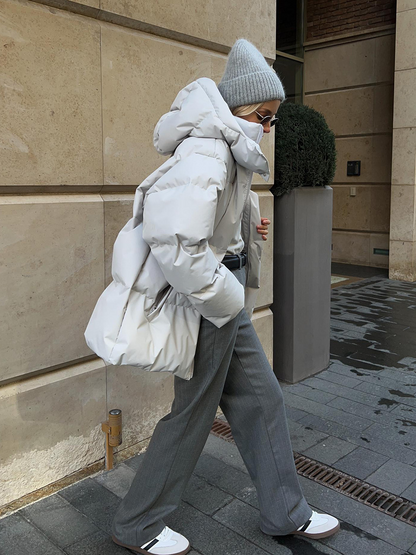 Natalia – Jaqueta de Pluma com Capuz