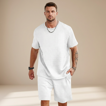 Harris - Conjunto Casual de Waffle