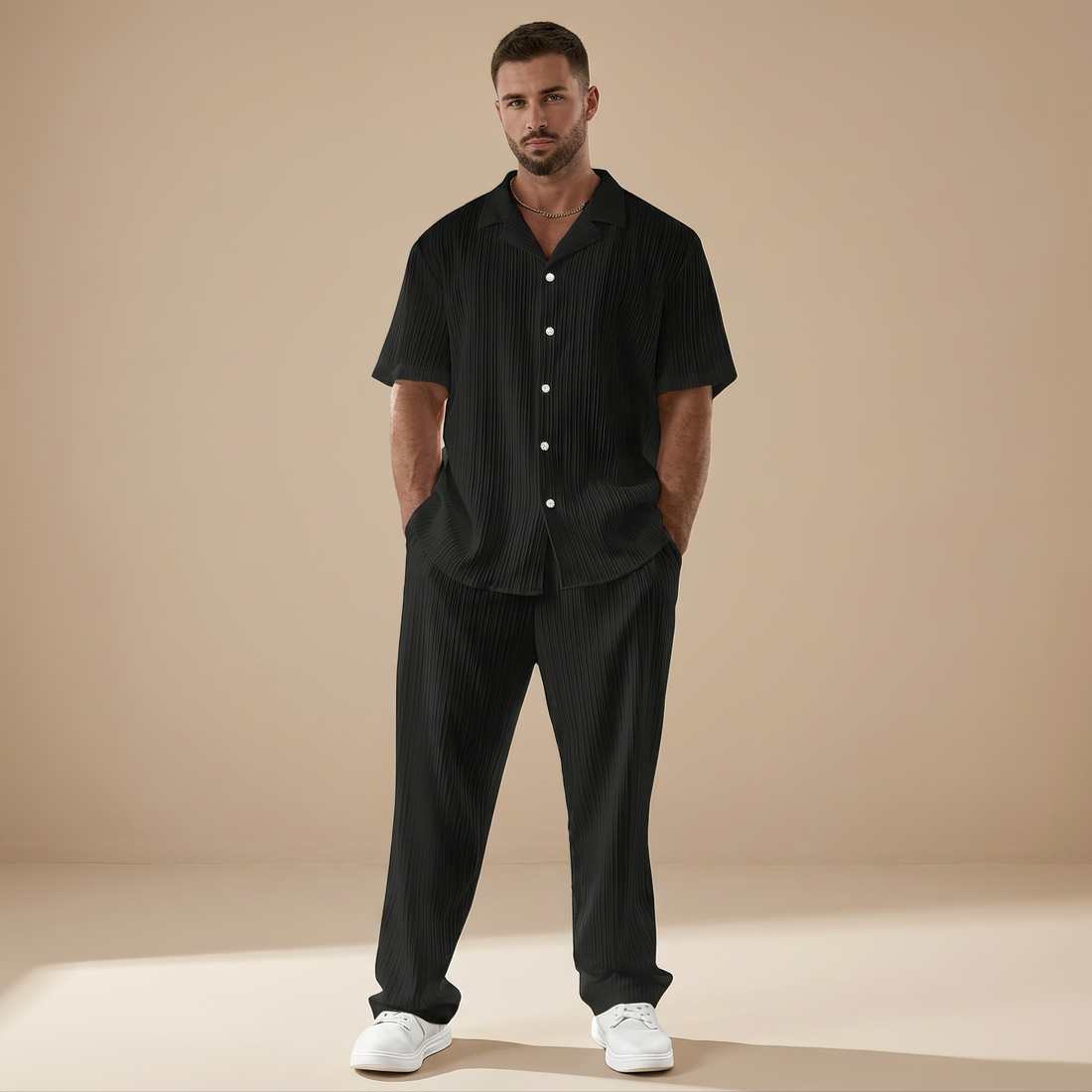 Scott - Conjunto Relaxado com Listras