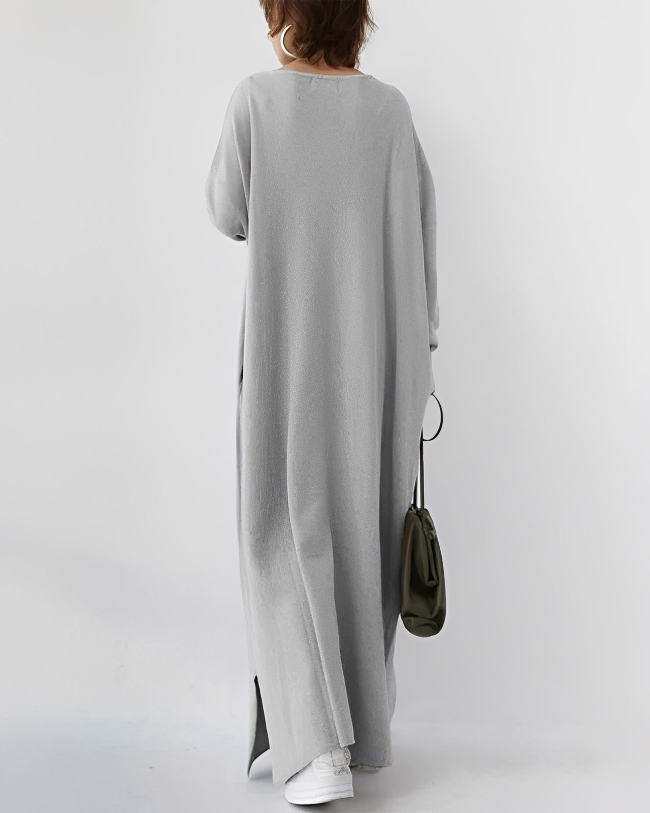 Eliana – Vestido Longo com Mangas Longas