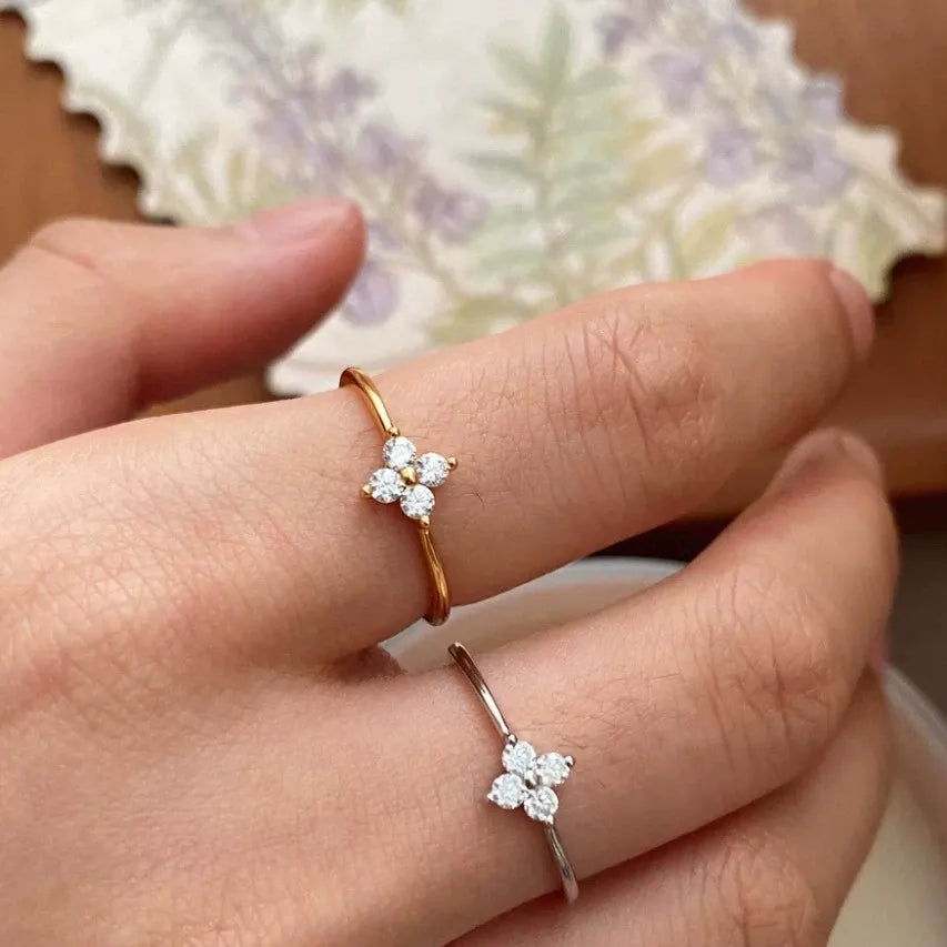 Mia – Bague em forma de trevo
