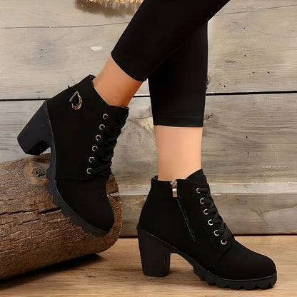 Roxanne - Fashion boots with block heel for women