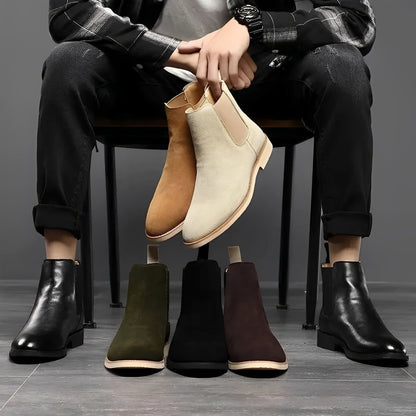 Willard - Elegante Chelsea-Stiefel aus Wildleder für Herren