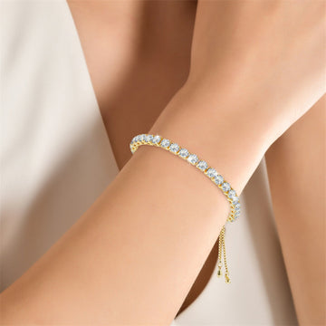 Nami – Bracelete de Tênis Brilhante em Opala