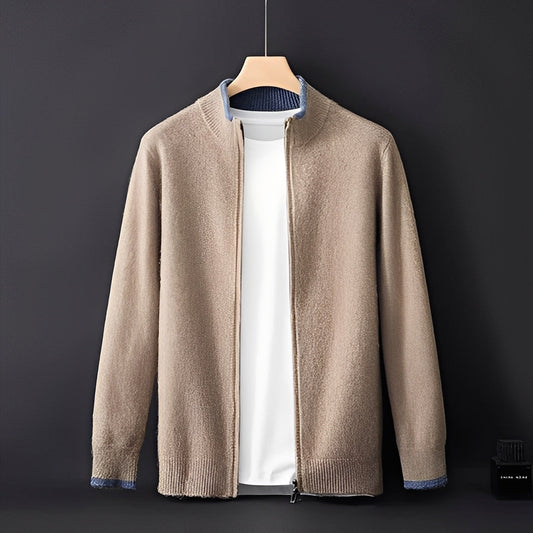 Eugene - Modern Cashmere Jacket with Closure for Men