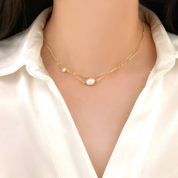 Marina – Colar de pérolas de água doce