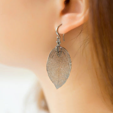 Larah – Brincos de folha estilo boho