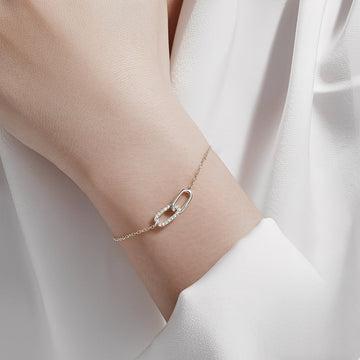 Rina – Bracelete com maillons brilhantes