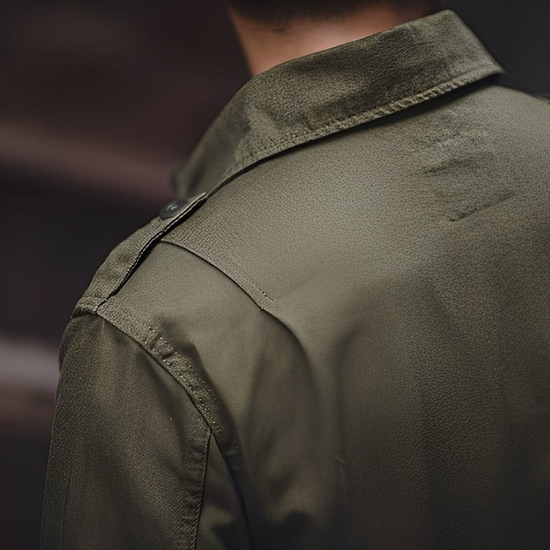 Arnold - Clássica Jaqueta Lavada com Bolsos para Homens