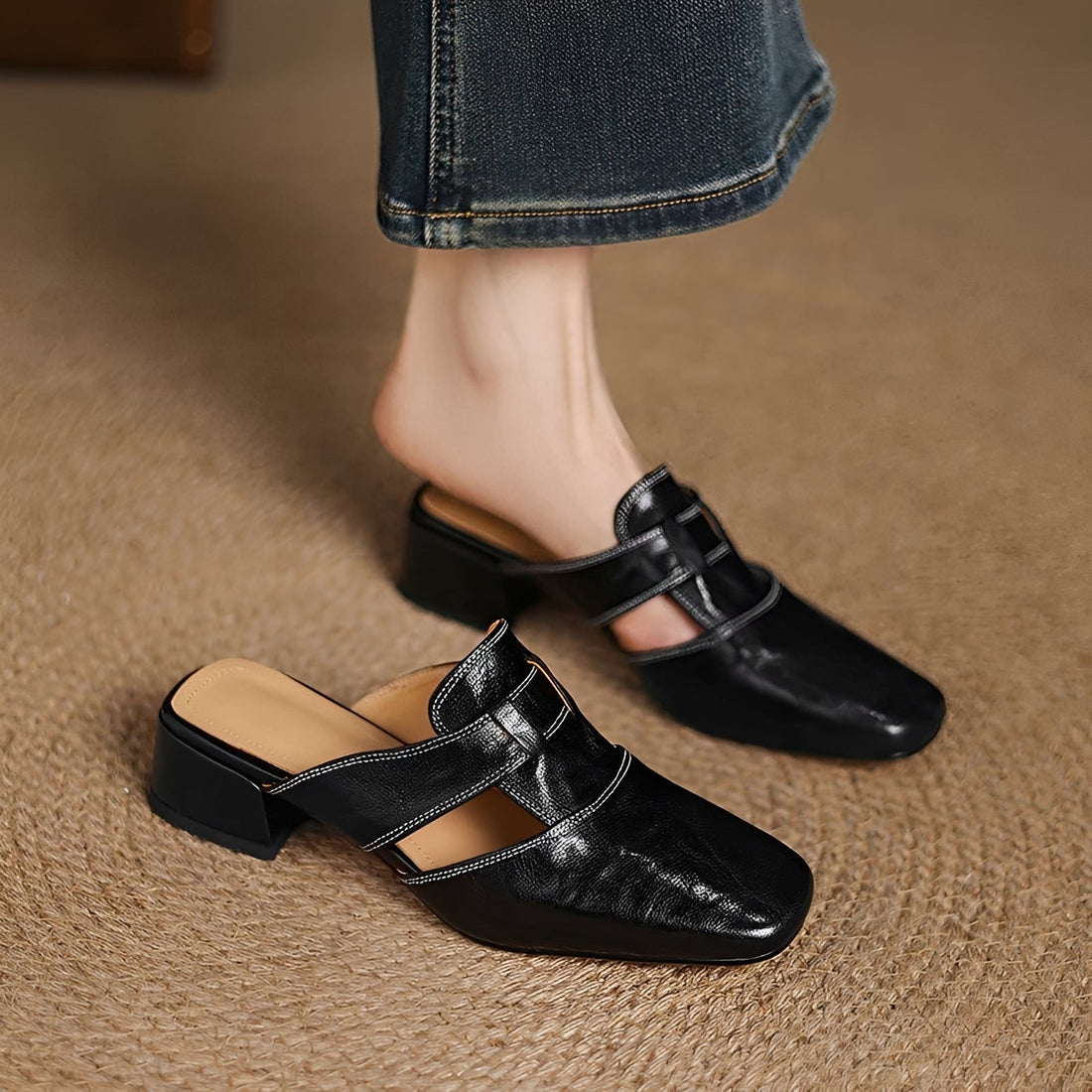 Evie - Sandálias Mules Estilosas
