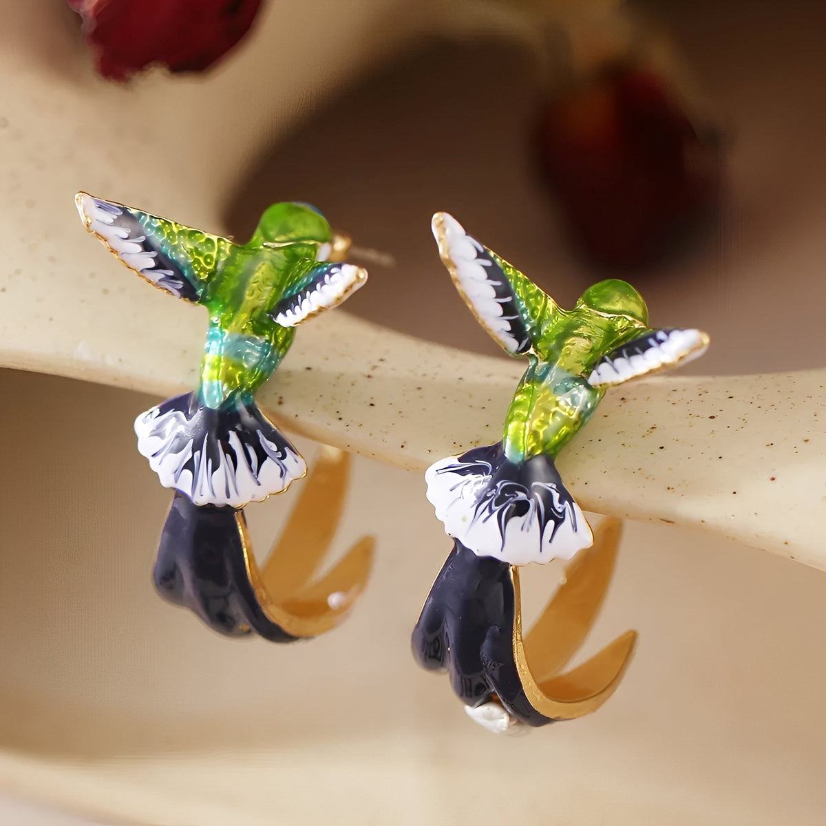 Wendy – Crioulos de colibri esmaltados vintage