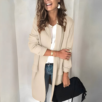 Georgina - Eleganter langer Blazer für Damen