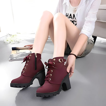 Roxanne - Fashion boots with block heel for women