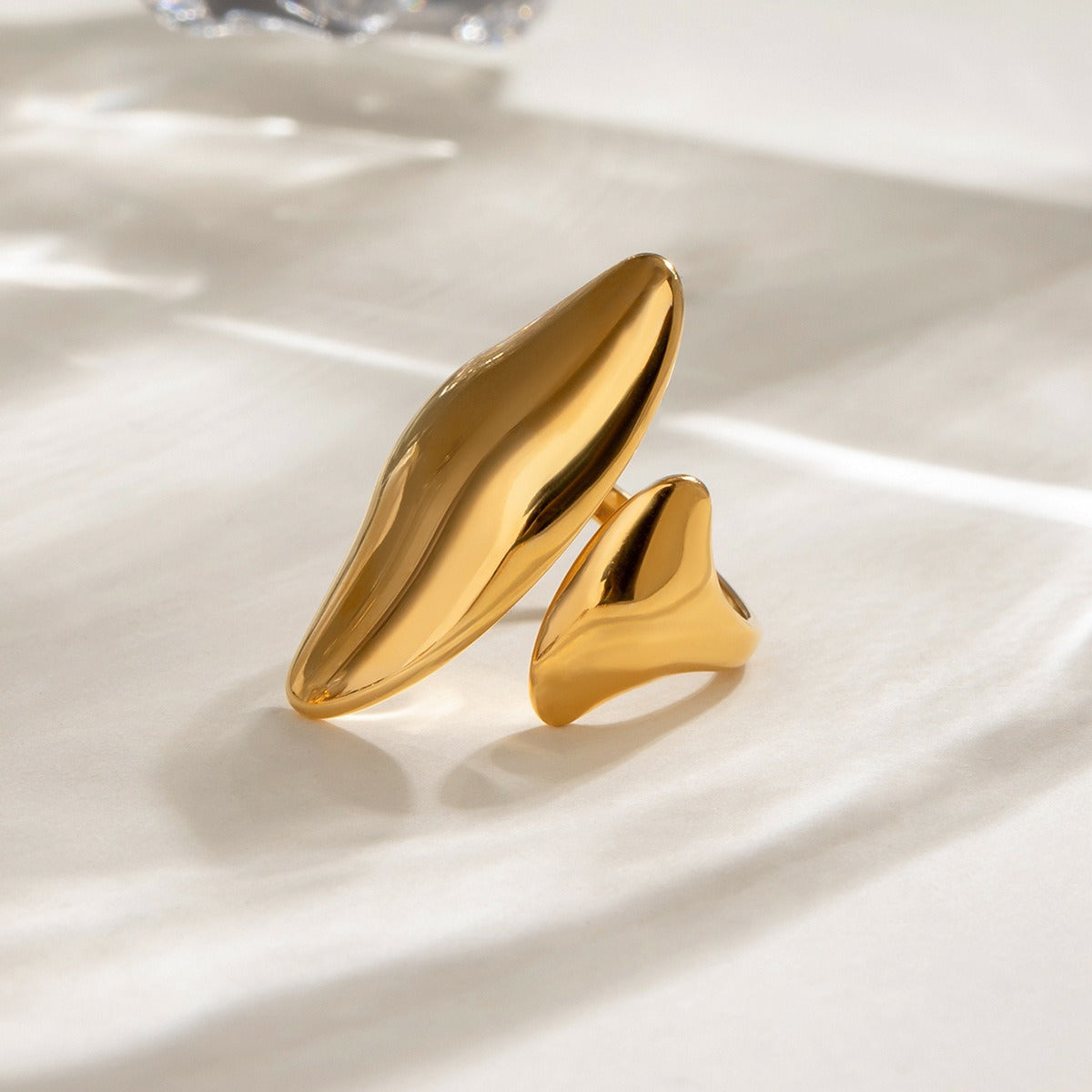 Apolline – Bague sculptural aberto