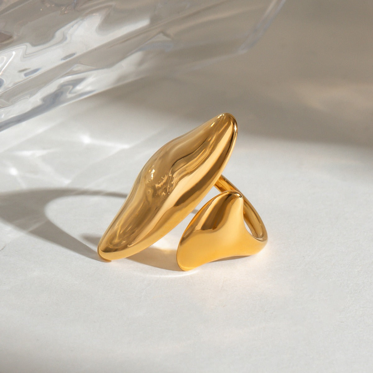 Apolline – Bague sculptural aberto
