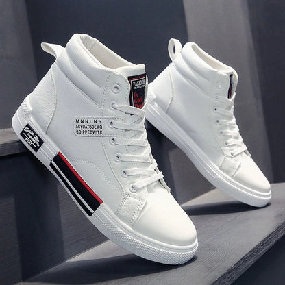 Carlos - Sneakers Altos Elegantes para Homens