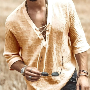 Thomas - Camisa casual e folgada para homens