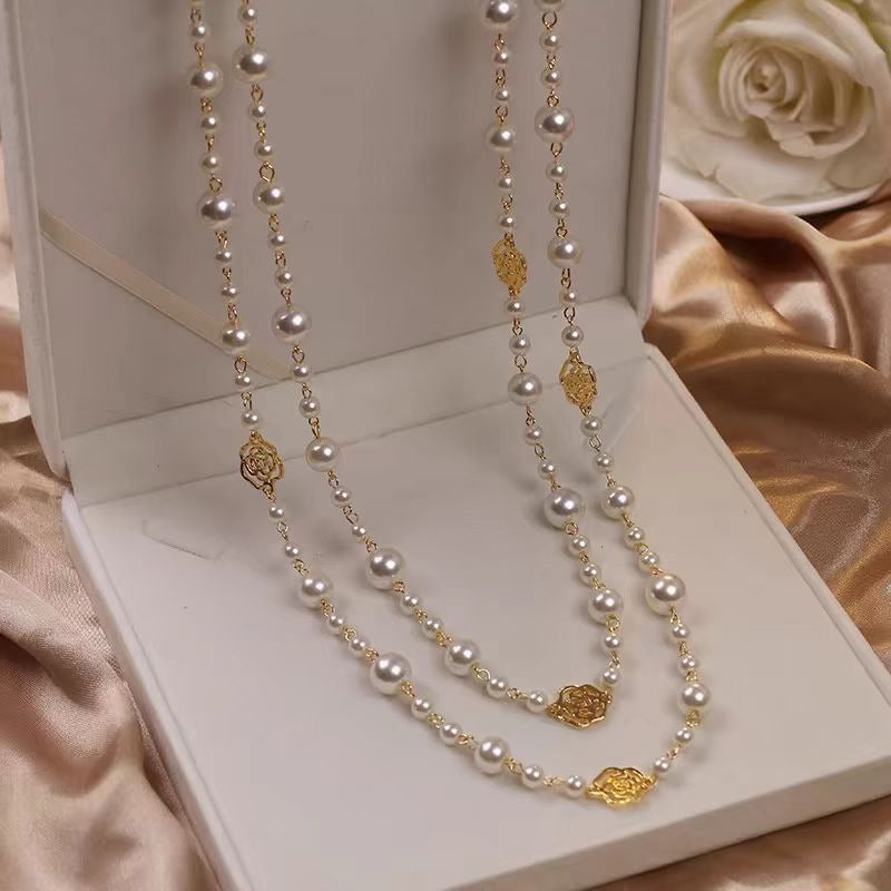 Collen – Colar elegante de ouro com pérola