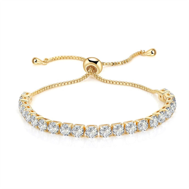 Nami – Bracelete de Tênis Brilhante em Opala