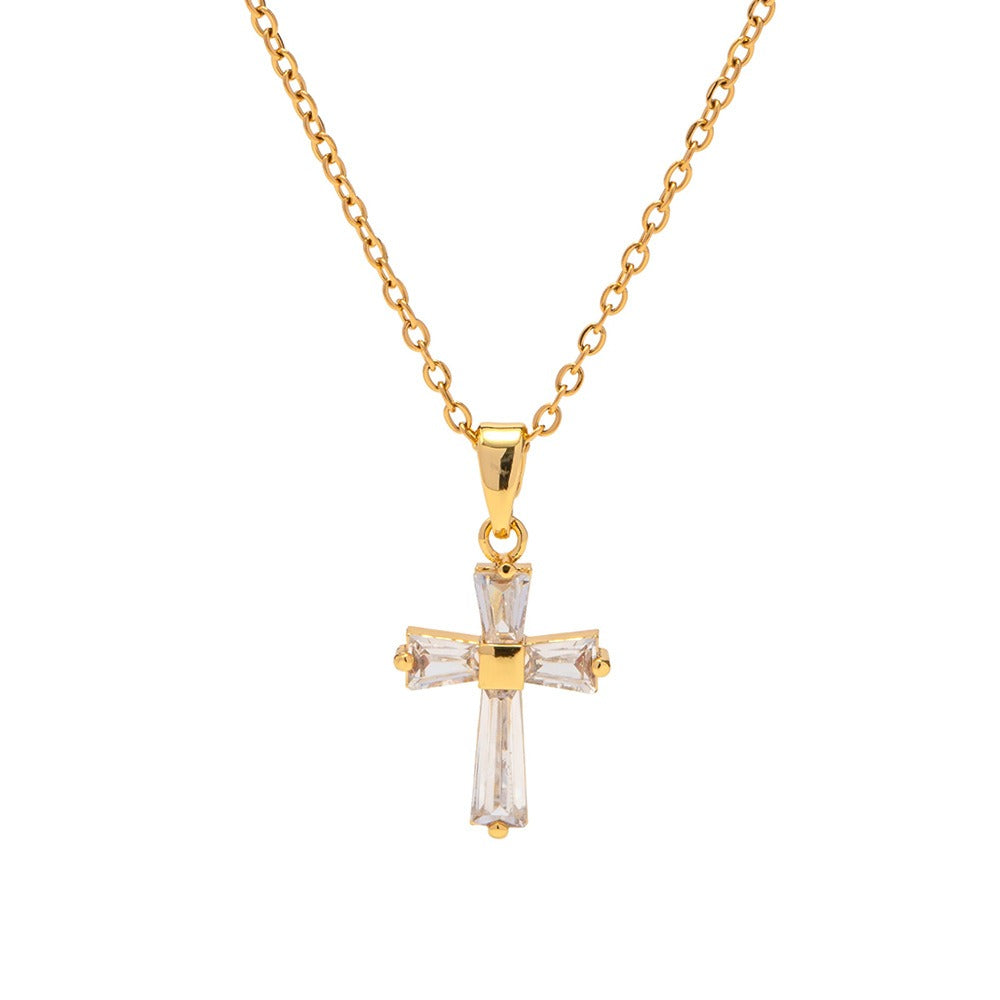 Mae – Colar com pendente cruz