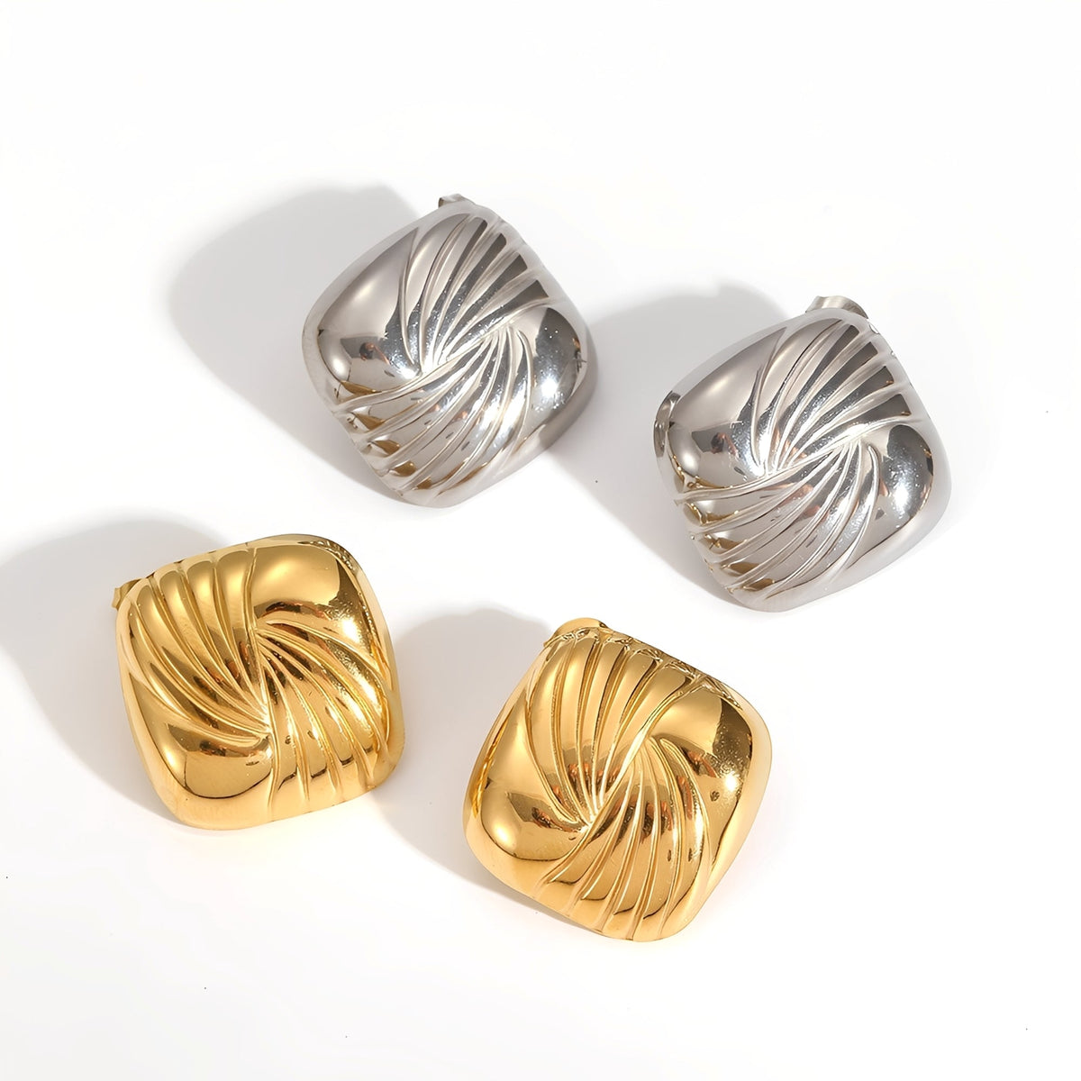 Kaia – Boucles de orelhas geométricas
