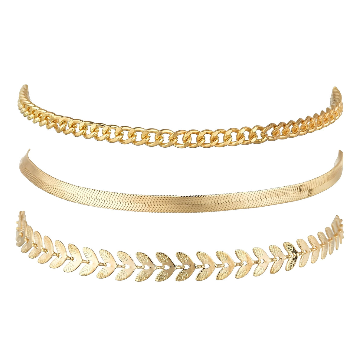 Odelia – Bracelete de tornozelo dourado elegante