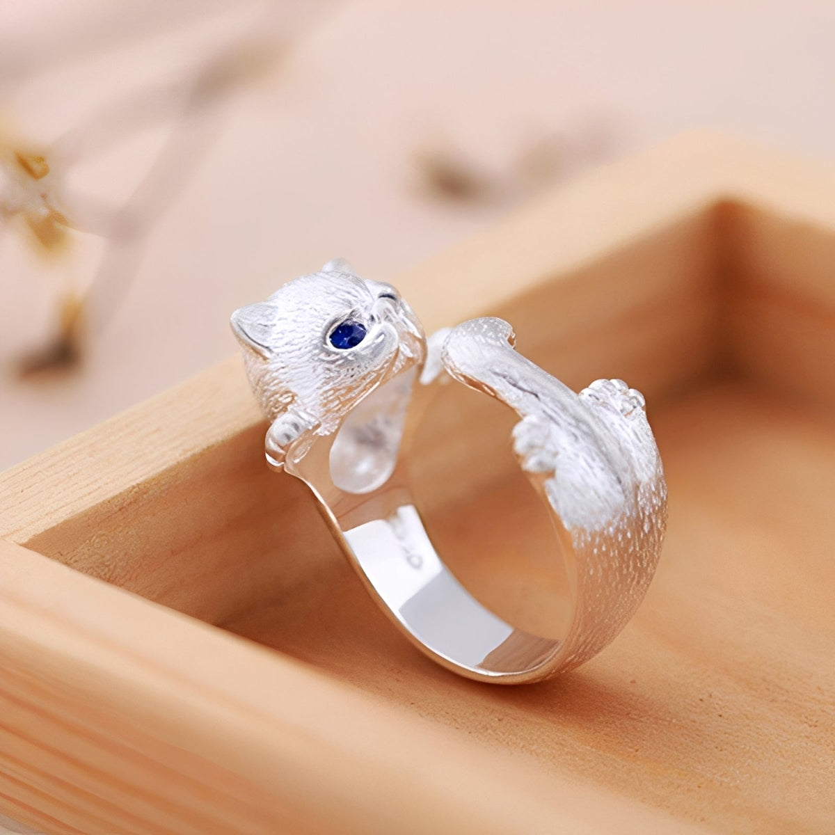 Louna – Bague de chat fina