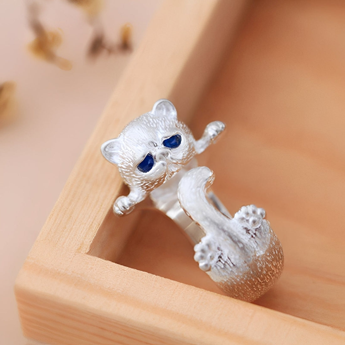 Louna – Bague de chat fina